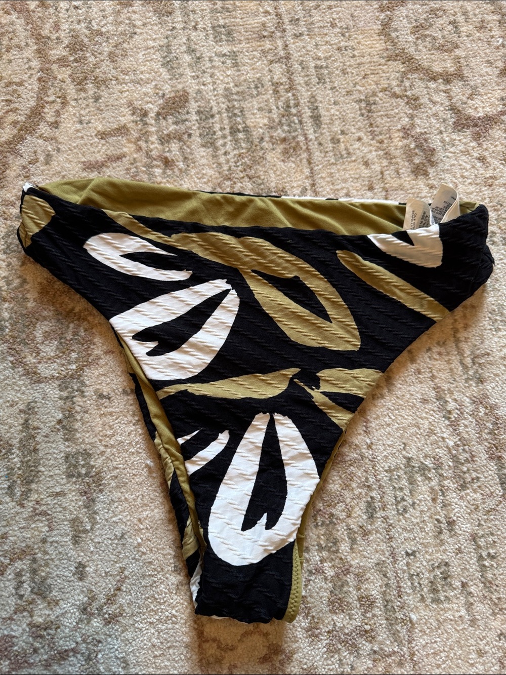 Seafolly Olive Green Swim Bikini Bottoms